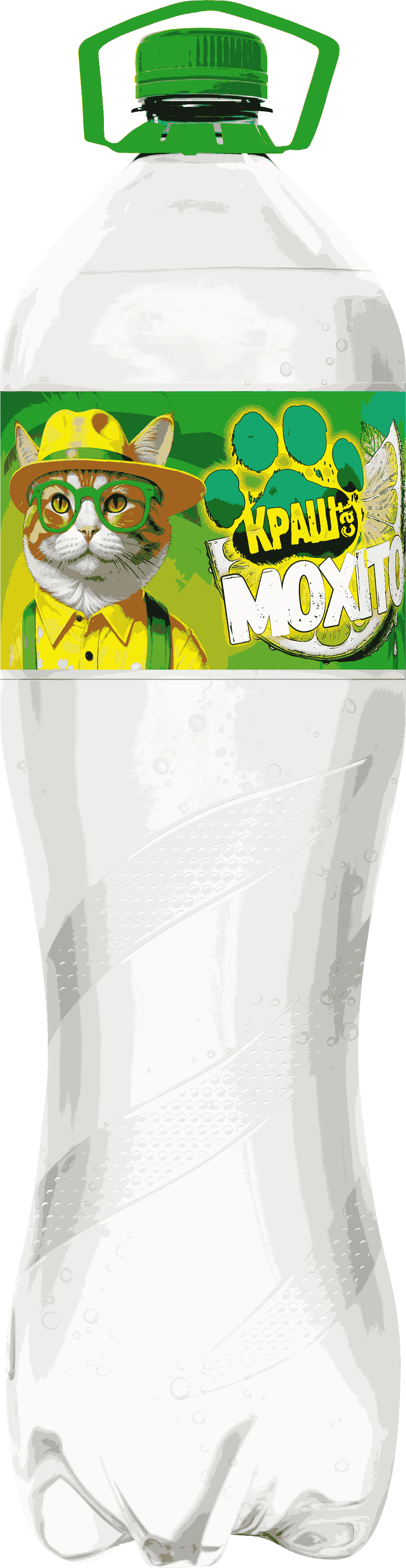 Вода солодка Краш cat 2л "Мохіто"
